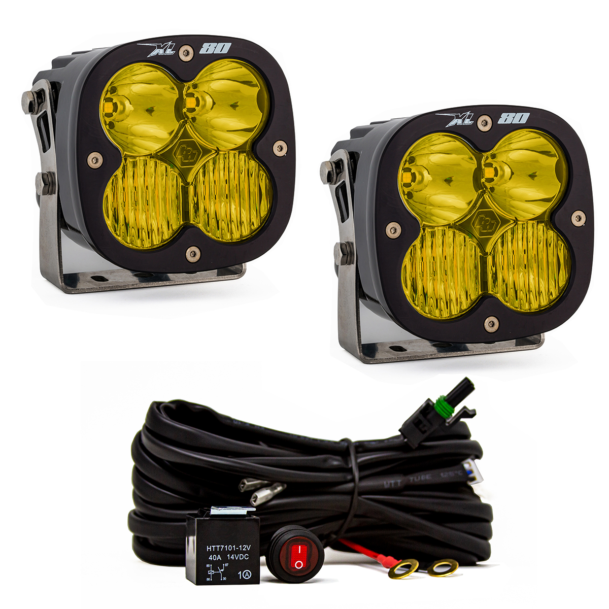 Baja Designs XL80 Driving Combo Amber LED Lights