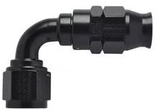 Fragola Black -6AN Real Street 90 Degree Hose End for PTFE Hose