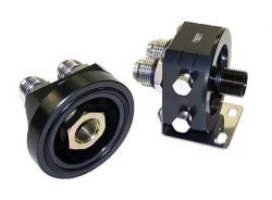 BLOX Racing Black Remote Oil Filter Relocation Kit