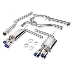 DC Sports 18-22 Accord Cat Back Exhaust System with Burnt Tips