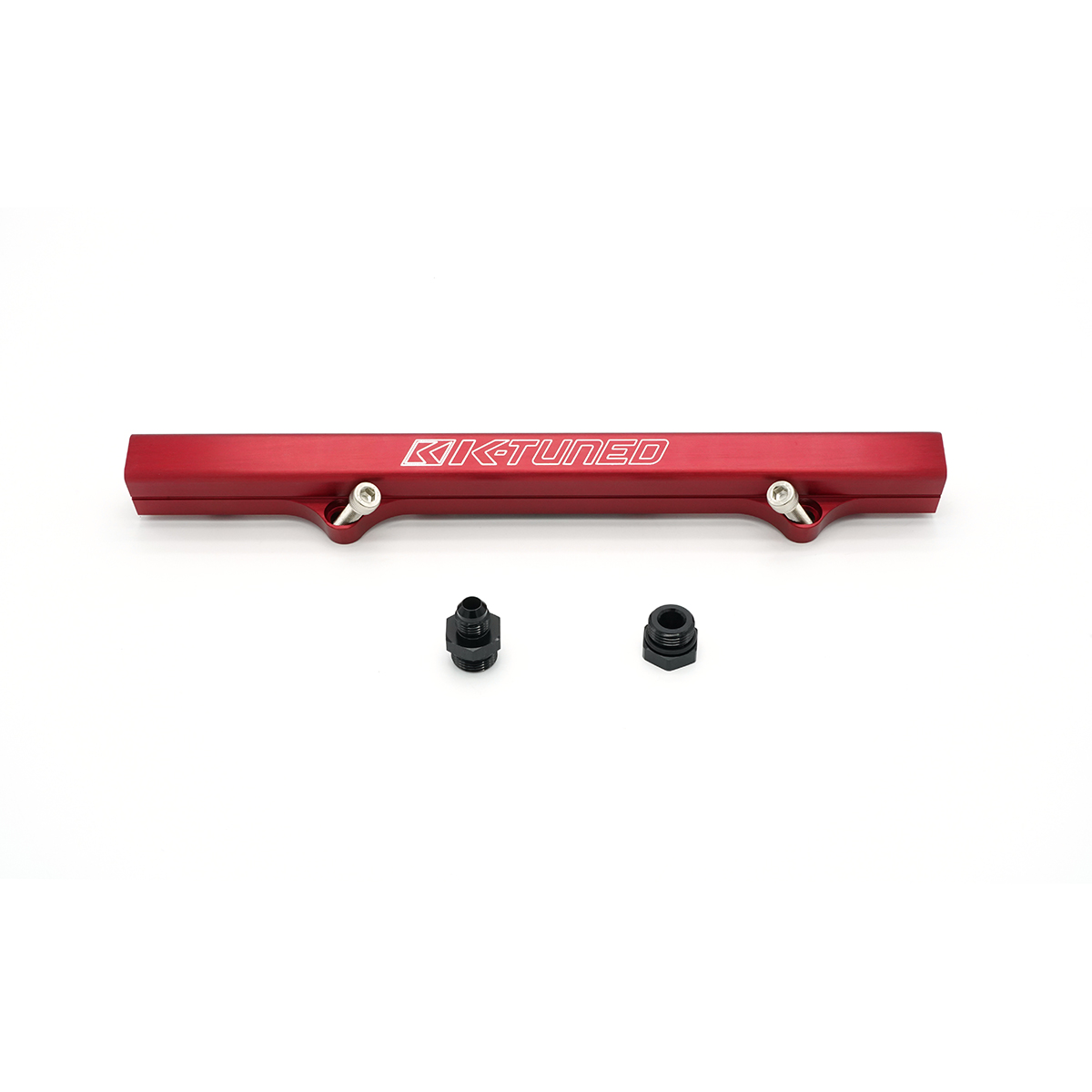 K-Tuned Red Fuel Rail with AN and EFI Fittings