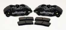 Wilwood 90-01 Integra / 99-00 Civic Si Black Forged DPHA Front Caliper Kit Stock Rotors
