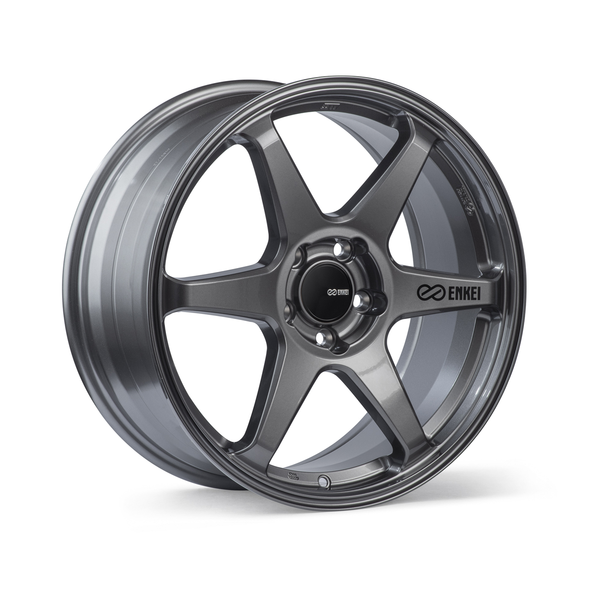 Enkei T6R 18x9.5 5x114.3 38mm Offset 72mm Bore Gunmetal Wheel