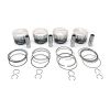 Wiseco 87mm K-Series K20 Pistons: 8.9:1