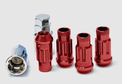 MonsterLug Red 4 Piece 1/2 Inch Lock Set M14 x 1.5