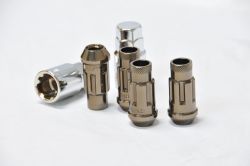 MonsterLug Black Chrome 4 Piece Lock Set M14 x 1.5