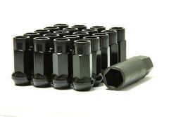 MonsterLug 19mm Hex Black Lug Nuts 20 Pack M14 x 1.5