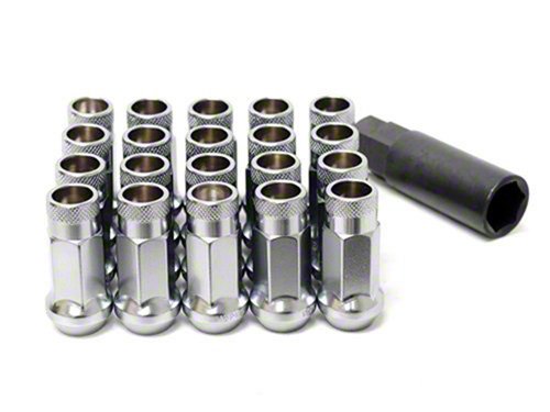 MonsterLug 19mm Hex Chrome 1/2 inch Lug Nuts 20 Pack 1/2 x 20