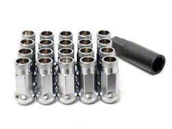 MonsterLug 19mm Hex Silver Lug Nuts 20 Pack M14 x 1.5