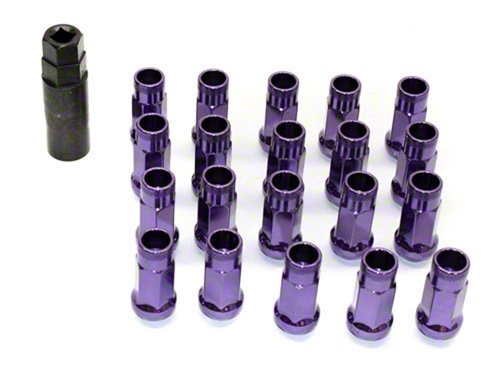 MonsterLug 19mm Hex Purple Lug Nuts 20 Pack M14 x 1.5