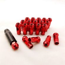MonsterLug 19mm Hex Red Lug Nuts 20 Pack M14 x 1.5