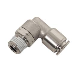 Air Lift 1/8 NPT Male Elbow with 1/4in Push to Connect Fitting
