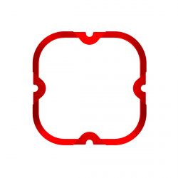 KC HiLiTES Flex Era 4 Red ED Coated Bezel Ring