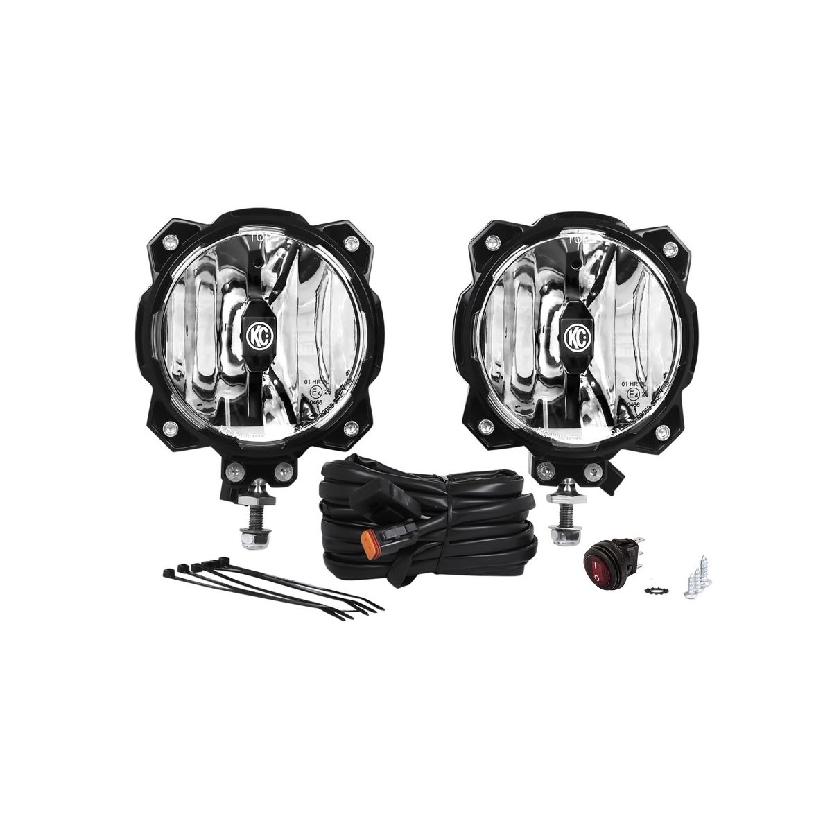 KC HiLiTES Pro6 Gravity 20W Spot Beam LED Lights