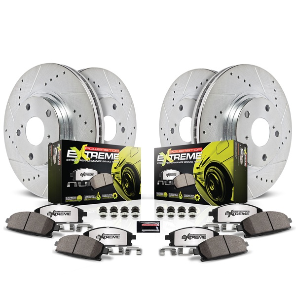 Power Stop 06-11 Civic Si Z26 Street Warrior Front and Rear Brake Kit