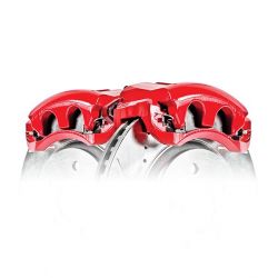 Power Stop 02-06 RSX / 04-05 Civic Si Red Powder Coated Front Calipers