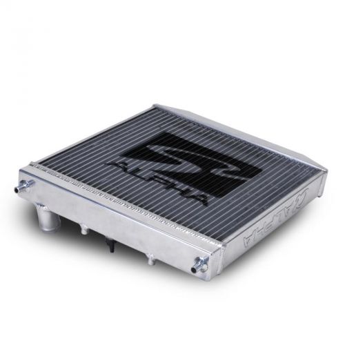 thumbnail image 2 of Skunk2 Racing Alpha Half-Size Dual Core Aluminum Radiator For Honda Civic 92-00 (EK/EG) 2 of 6