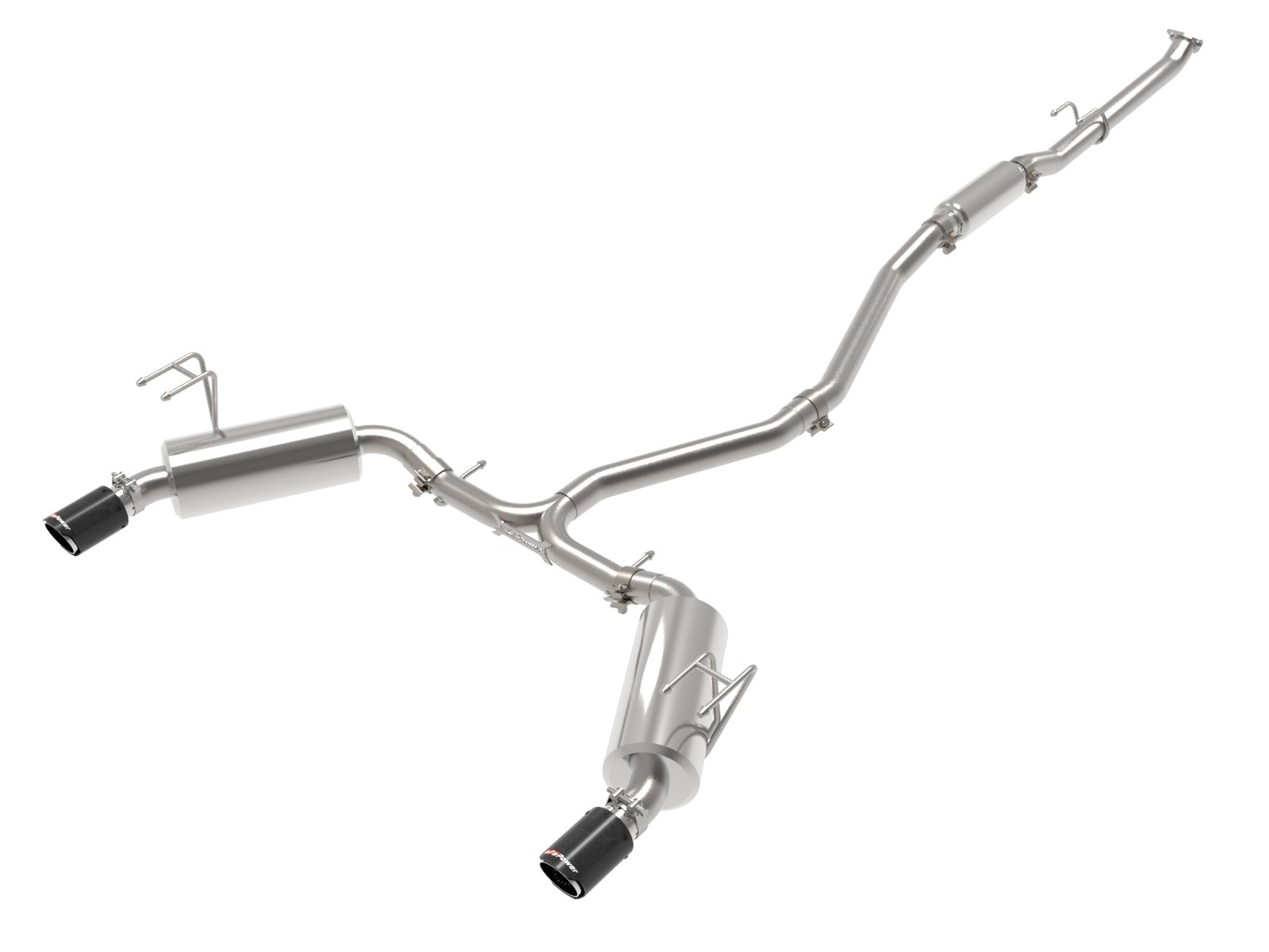 Takeda 22-23 Civic Sedan 1.5T Cat-Back Exhaust System with Carbon Fiber Tips