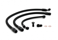 Hybrid Racing 92-00 Civic / 94-01 Integra K Swap Black Standard Fuel Line Kit