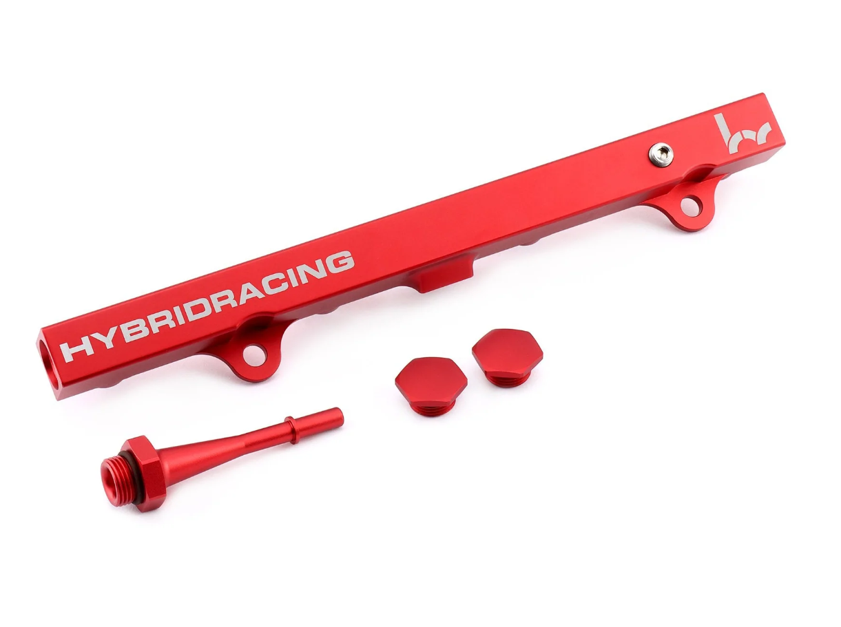 Hybrid Racing 06-11 Civic Si Dust Red Fuel Rail with EFI Fittings
