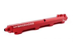 Hybrid Racing B Series High-Flow Dust Red Fuel Rail