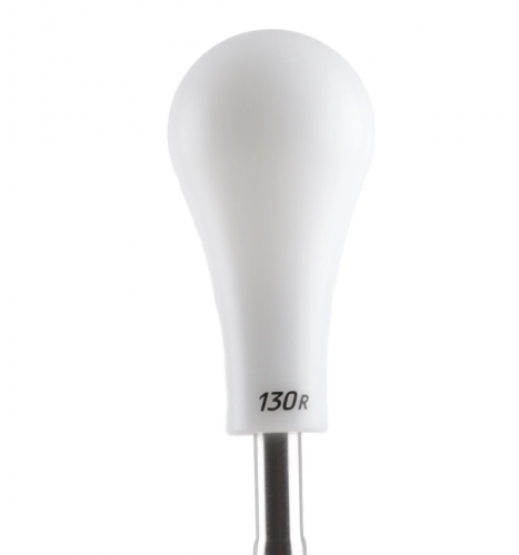 Hybrid Racing M10x1.5 130R White Delrin Shift Knob | HYB-NOB-01-09