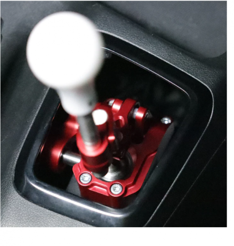Hybrid Racing 12-15 Civic Dust Red Short Shifter Assembly | HYB