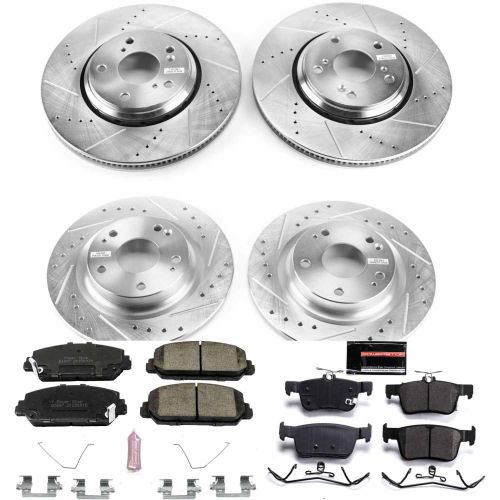 Power Stop K2069 Kit Freni Anteriori Z23: Rotori Forati E Pastiglie Ceramiche Per Cadillac, Chevrolet, GMC - 3