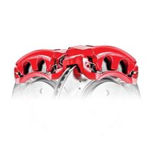 Power Stop 16-21 Civic Red Powder Coated Front Calipers Power Stop 16-21 Civic Red Powder Coated Front Calipers