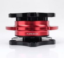 NRG Black with Red Ring SFI Key Way Type Quick Release