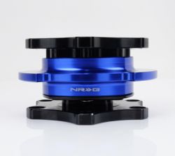 NRG Black with Blue Ring SFI Key Way Type Quick Release