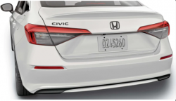 Honda 22-25 Civic Sedan Gloss Black Emblem Set
