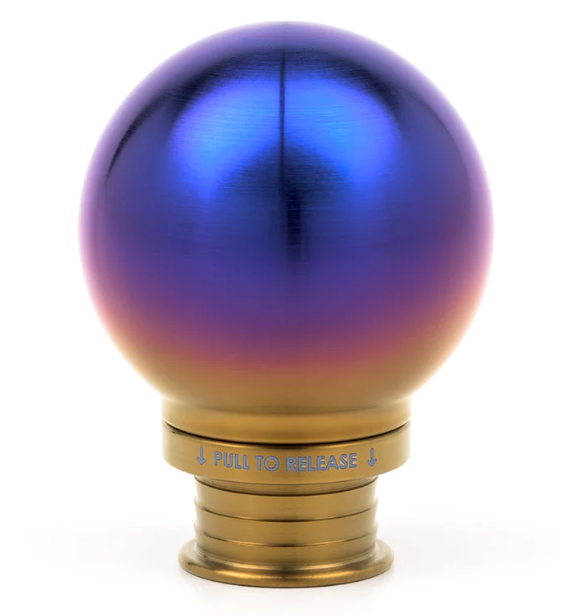 Acuity Instruments POCO-Ti M10x1.5 Burnt Titanium Low Profile Shift Knob