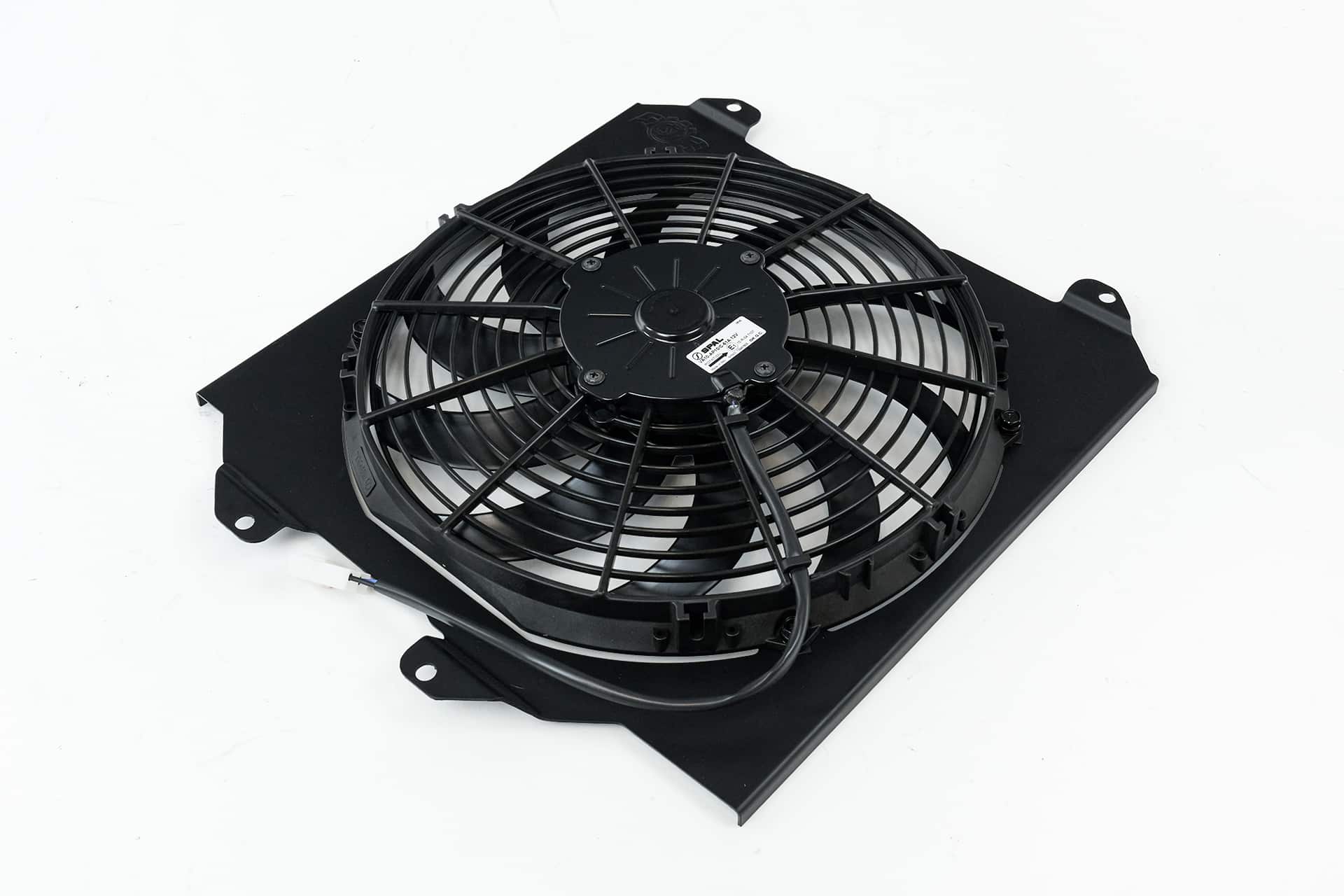 CSF Black 92-00 Civic / 94-01 Integra  Aluminum Fan Shroud with 12inch SPAL Fan