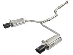 Takeda 13-17 Accord Sedan 2.4L Cat-Back Exhaust System with Black Tips