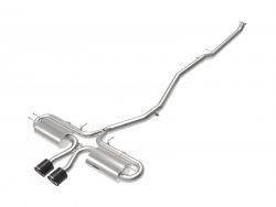 Takeda 17-20 Civic Si Coupe Stainless Steel Cat-Back Exhaust System with Carbon Fiber Tips