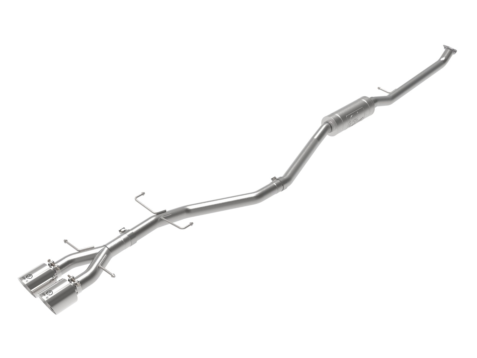 Takeda 17-20 Civic Si Coupe Stainless Steel Cat-Back Exhaust System with Polished Tips