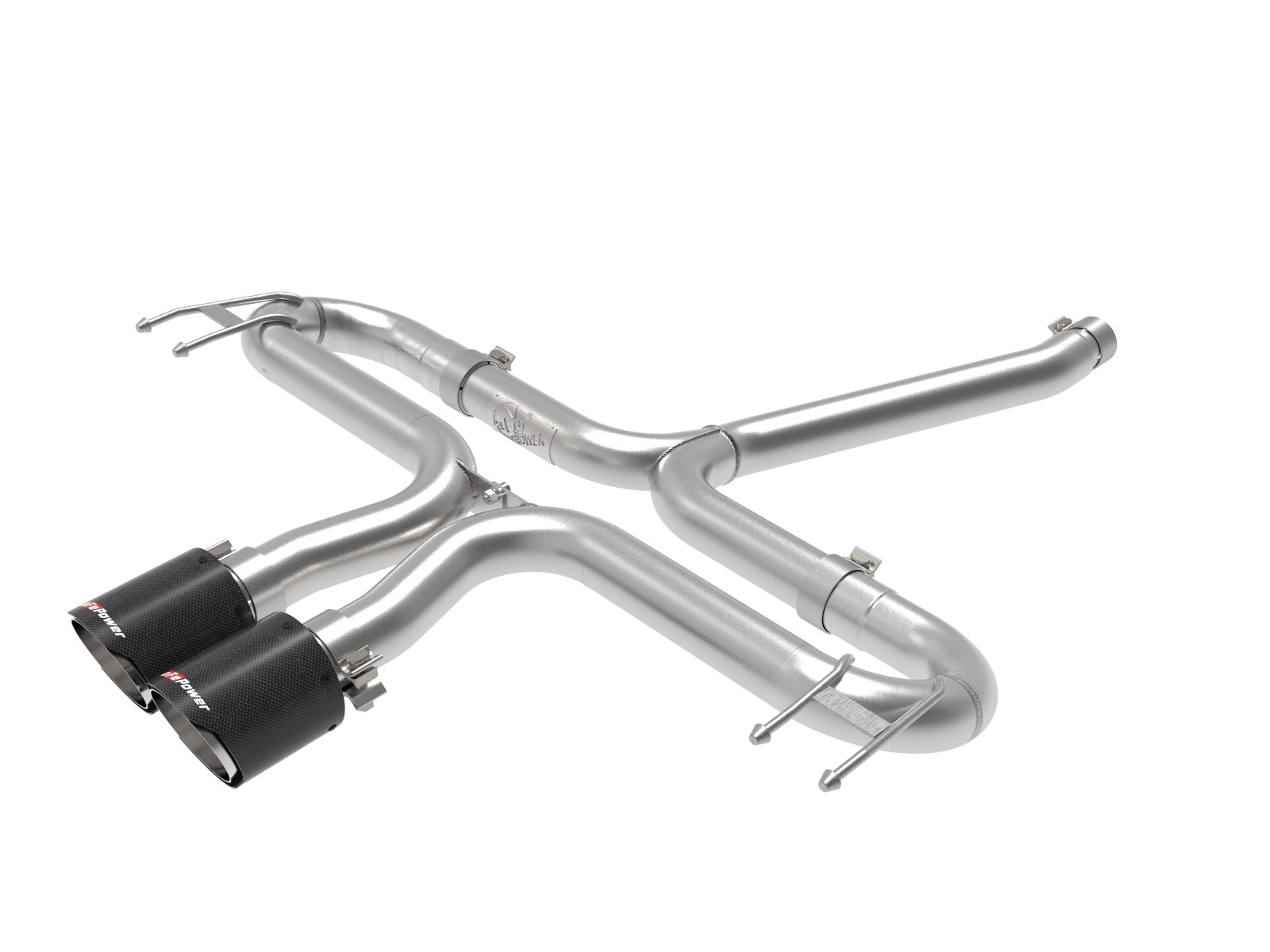 Takeda 17-21 Civic Hatchback 1.5T Axle-Back Exhaust System with Carbon Fiber Tips