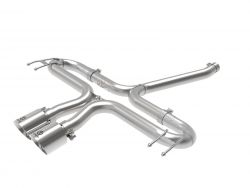 Takeda 17-21 Civic Hatchback 1.5T Axle-Back Exhaust System with Polished Tips