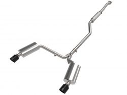 Takeda 09-14 TSX 2.4L Stainless Cat-Back Exhaust System with Black Tips