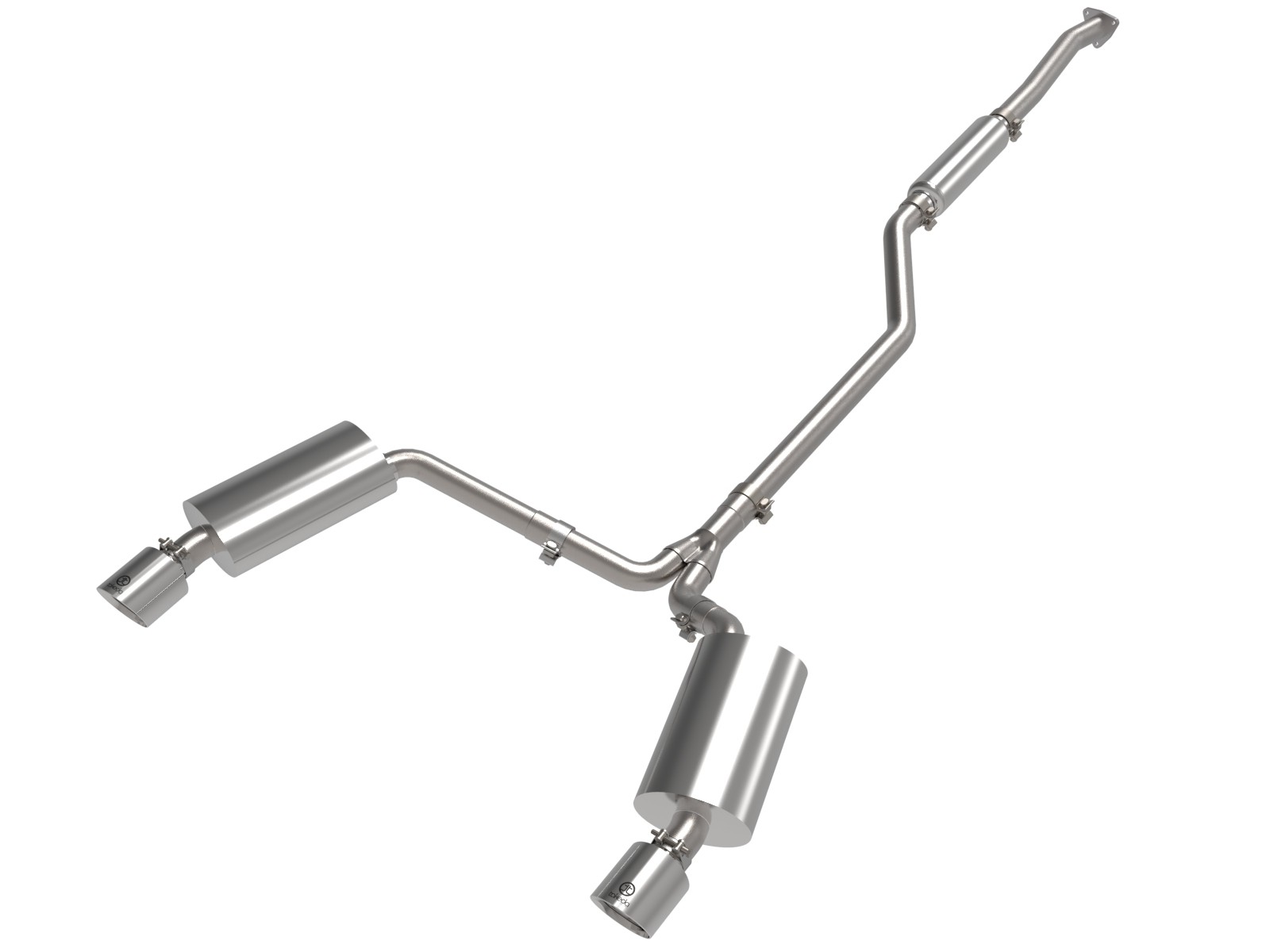 Takeda 09-14 TSX 2.4L Stainless Cat-Back Exhaust System with Polished Tips