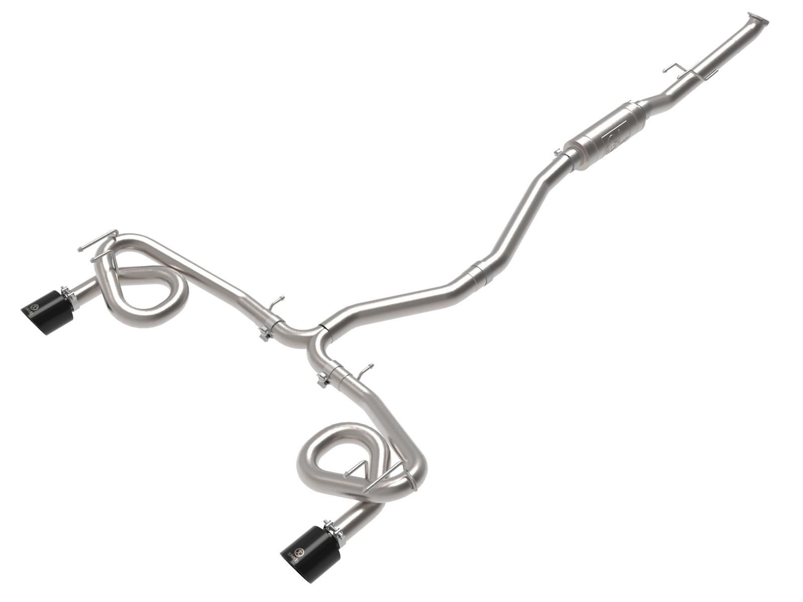 Takeda 22-24 Civic Si / 23 Integra Catback Exhaust System with Black Tips