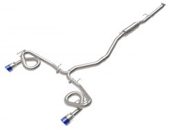 Takeda 22-24 Civic Si / 23-24 Integra Catback Exhaust System with Blue Flame Tips