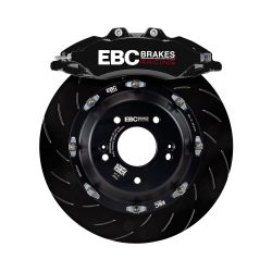 EBC 17-21 Civic Type R Black Caliper 6-Piston Apollo Front Big Brake Kit