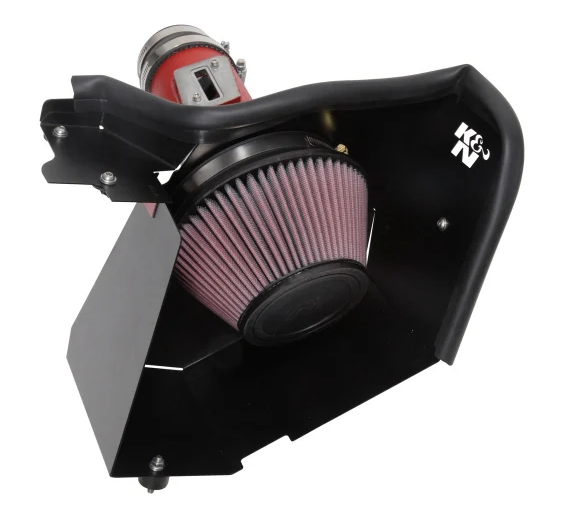 K&N 17-21 Civic Type R Wrinkle Red Typhoon Air Intake System