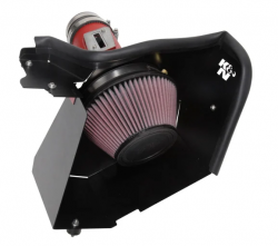 K&N 17-21 Civic Type R Wrinkle Red Typhoon Air Intake System
