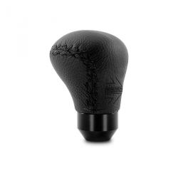 MOMO Black Leather Universal Anatomico Short Shift Knob