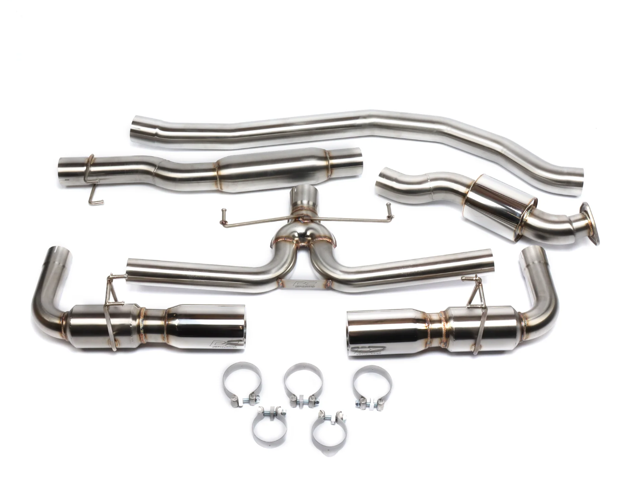 DC Sports 22-23 Civic Si / 23 Acura Integra Catback Exhaust System with Polished Tips