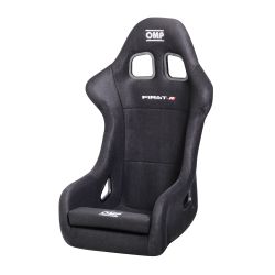 OMP Black First-R Series Fiberglass Seat