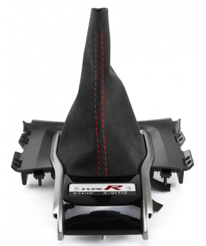 Hybrid Racing 16-21 Civic Manual Black Alcanatara Shift Boot | HYB
